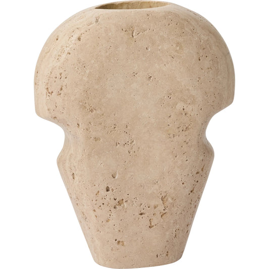 Klimt Vase by Accent Decor in brown. Made from natural stone in a unique style.