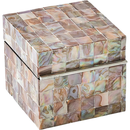 Mother Of Pearl Box by Global Views in pearl and smooth lacquer. Made from unique in a unique style.