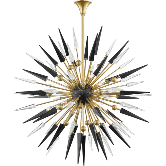 Sparta Chandelier by Hudson Valley. Made from steel in a modern style.