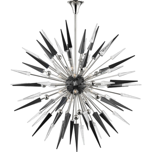 Sparta Chandelier by Hudson Valley. Made from steel in a modern style.