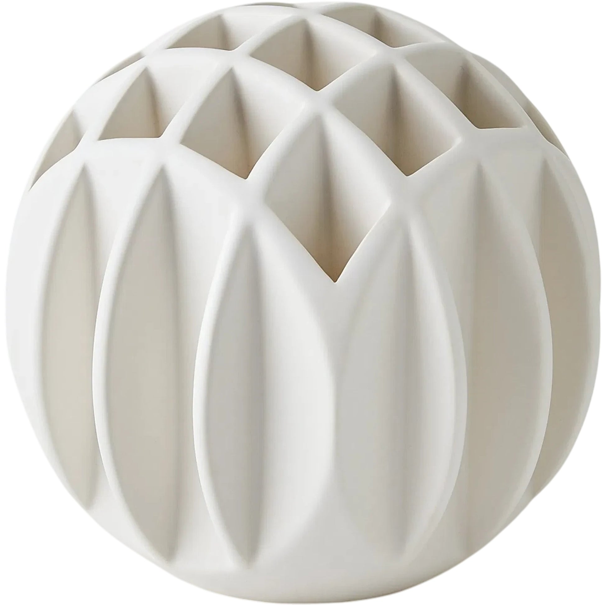 Bud Ball Vase by Global Views. Made from earthenware in a modern style.