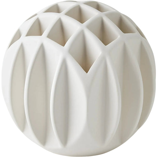 Bud Ball Vase by Global Views. Made from earthenware in a modern style.