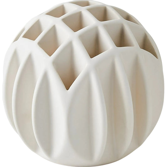 Bud Ball Vase by Global Views. Made from earthenware in a modern style.