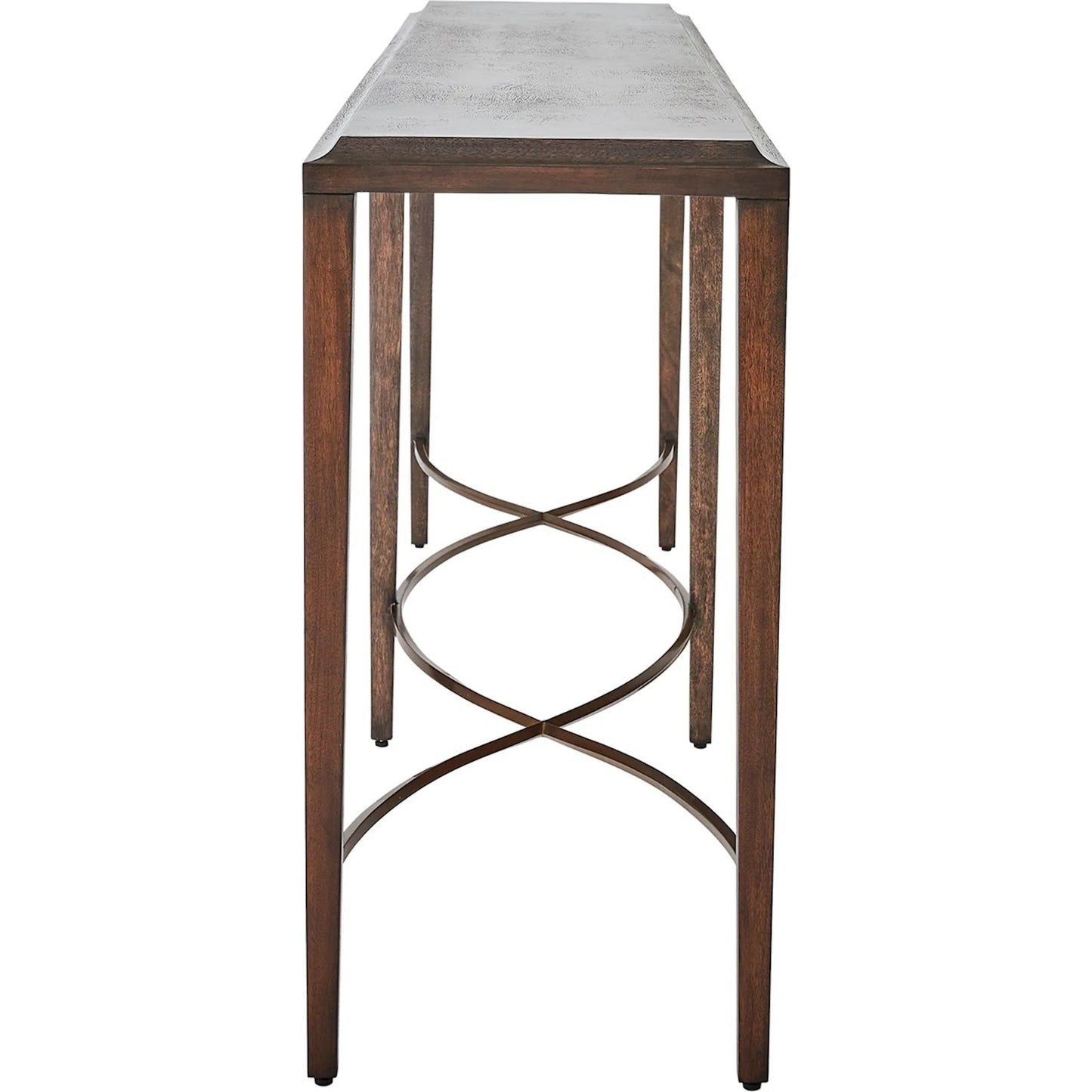 002 SI-2324636 | Additional Silo | Twisted Rail Console by Global Views in walnut. Made from unique in a traditional style.