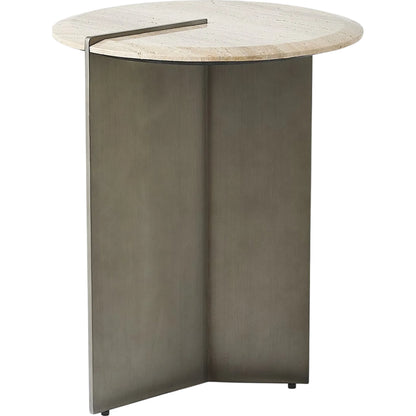 Sundial Accent Table by Global Views in brown, natural. Made from unique in a transitional style.