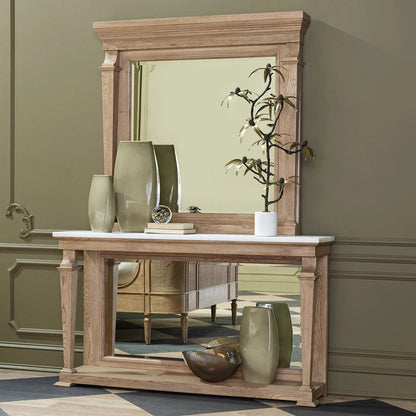 Josephine Console by Global Views in marble. Made from unique in a unique style.