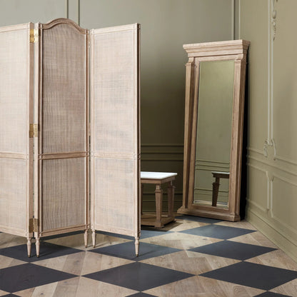 Josephine Floor Mirror by Global Views in blackened oak. Made from unique in a unique style.