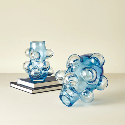 Bubbled Vase by Global Views. Made from artglass in a eclectic & global style.