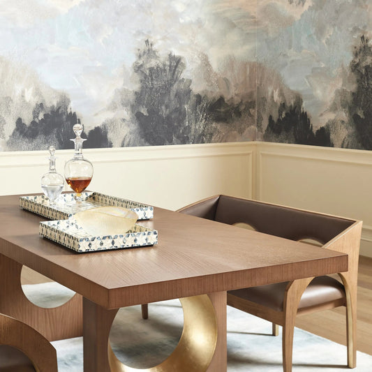 Capiz Shell Tray by Global Views. Made from mdf, capiz shell, mother of pearl in a unique style.