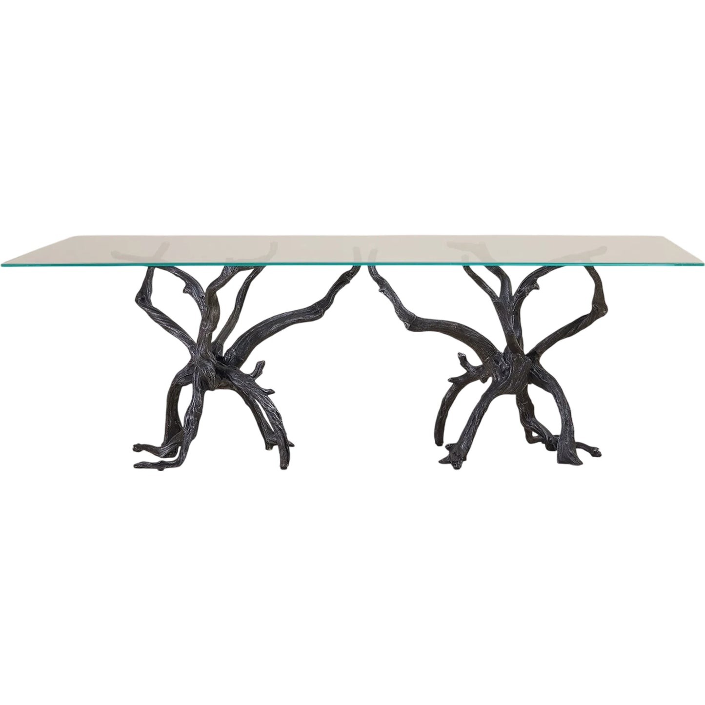 000 SI-2323982 | Primary Silo | Monterey Rectangle Dining Table by Global Views in brown, clear and clear. Made from unique in a cottage & farmhouse style.