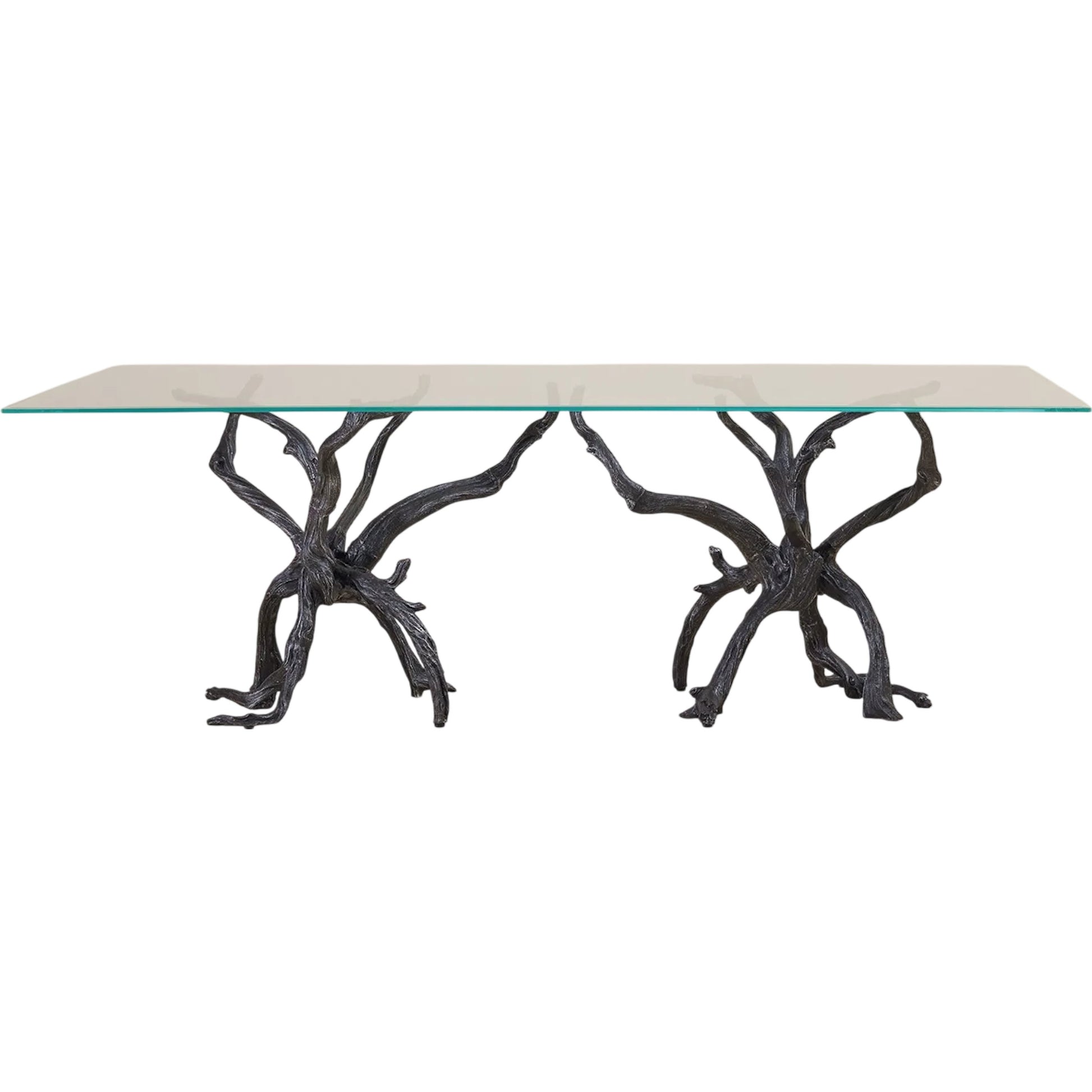 Monterey Rectangle Dining Table by Global Views in brown, clear and clear. Made from unique in a cottage & farmhouse style.