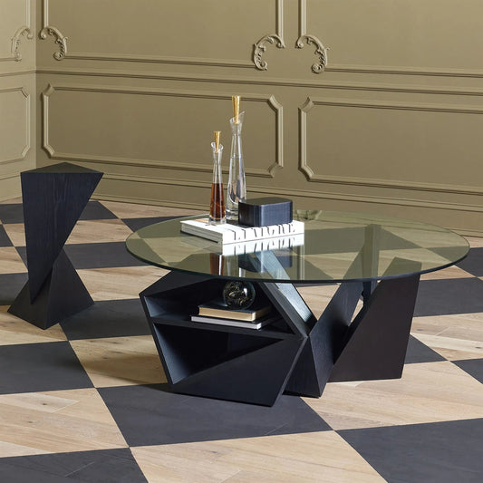 Spectrum Cocktail Table by Global Views. Made from unique in a transitional style.