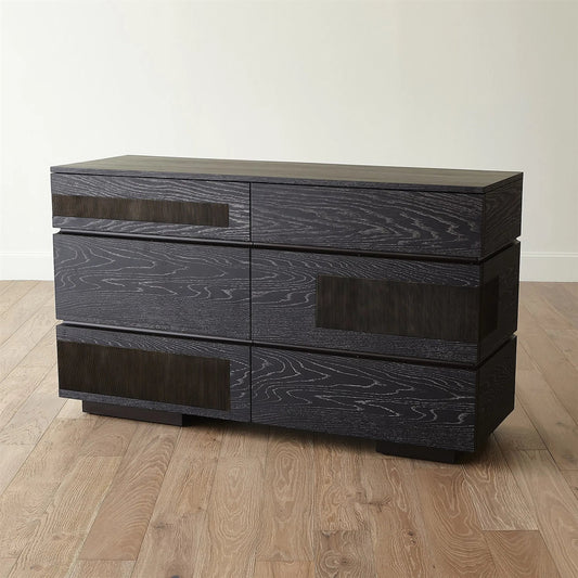 Brazil Dresser by Global Views in black and bronze. Made from unique in a modern style.