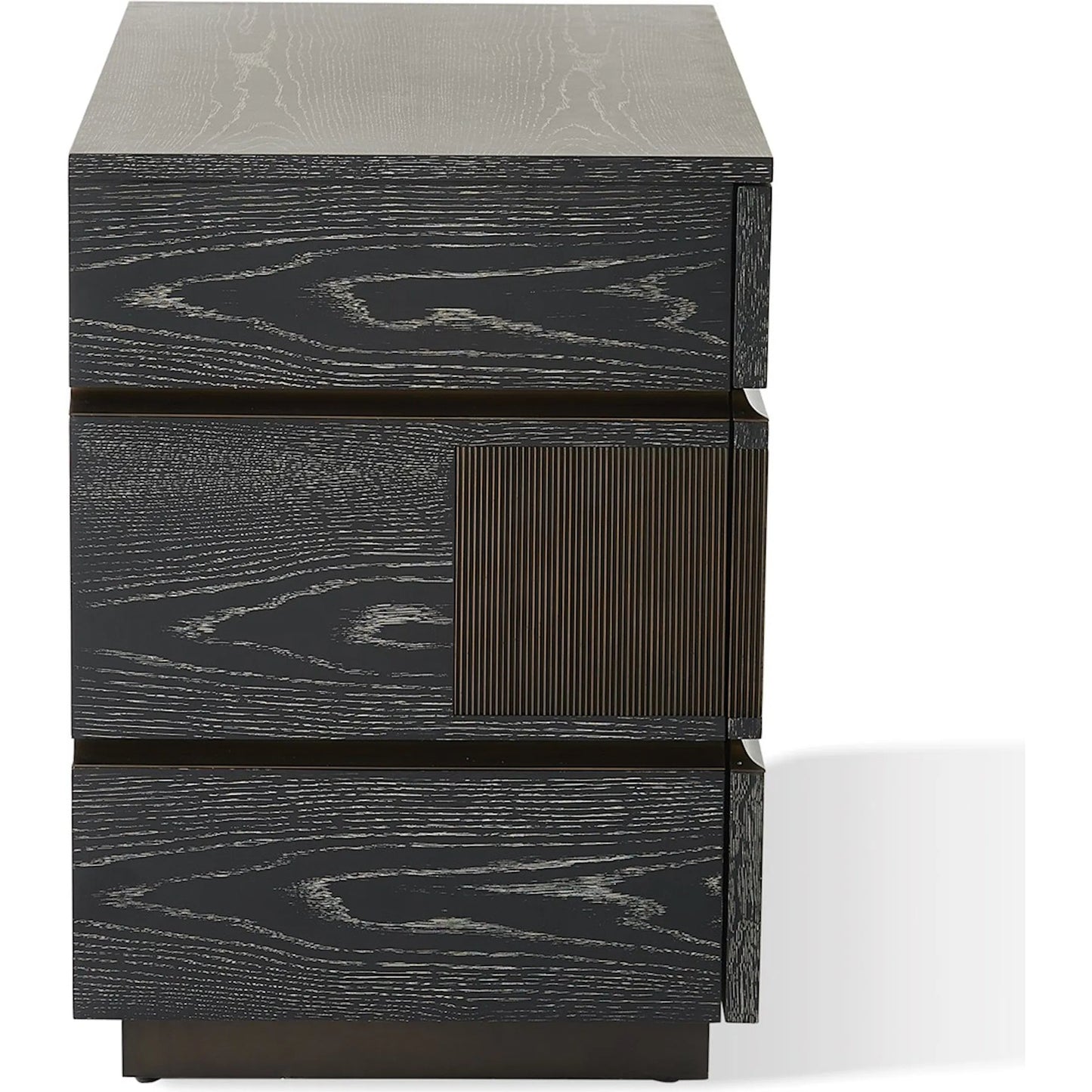 011 SI-2323172 | Additional Silo | Brazil Chest by Global Views in black and bronze. Made from unique in a modern style.