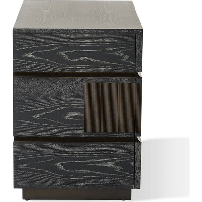 Brazil Chest by Global Views in black and bronze. Made from unique in a modern style.