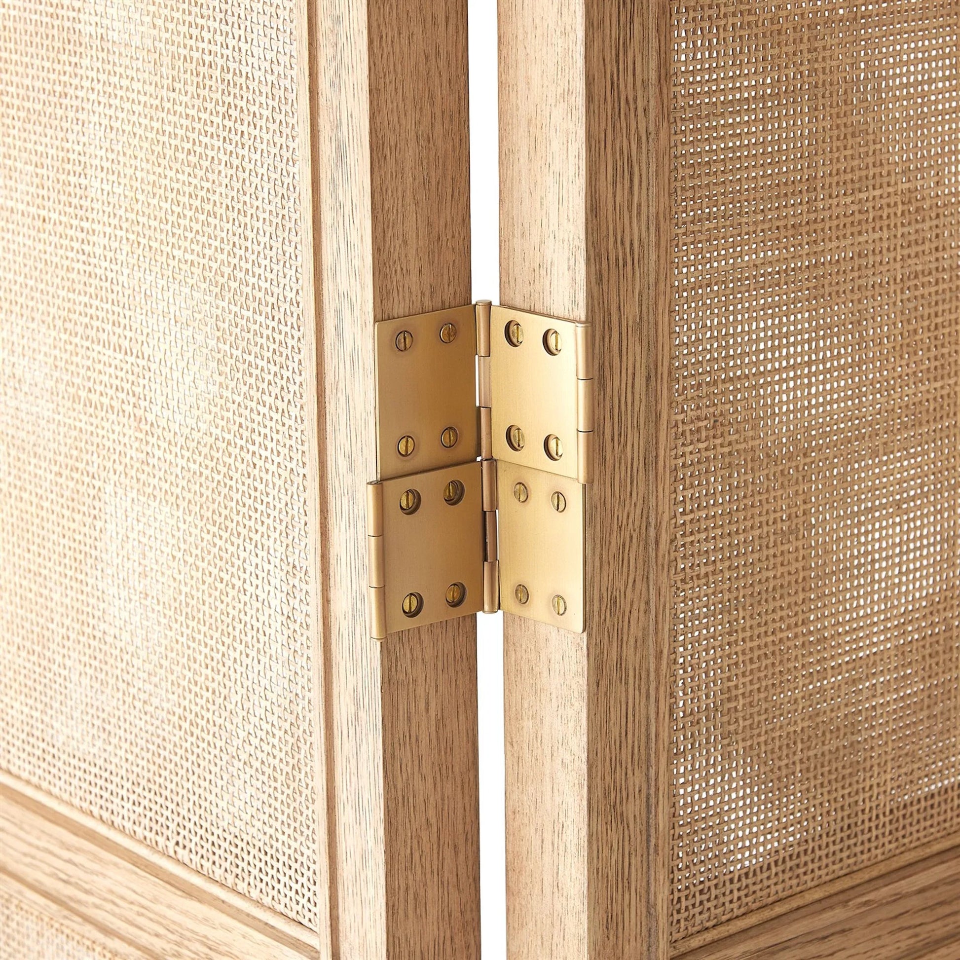 Josephine Screen by Global Views in blackened oak. Made from unique in a transitional style.