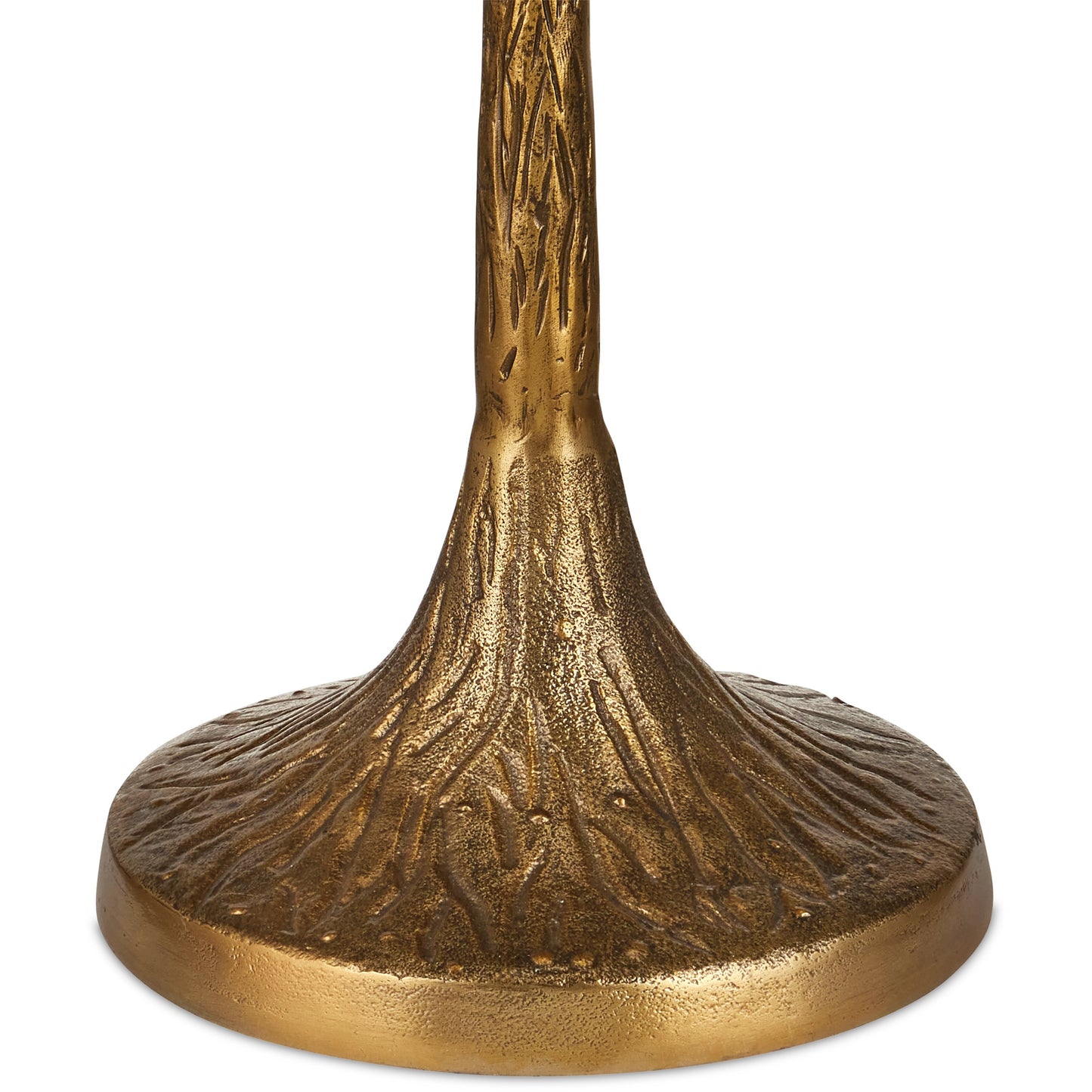 003 SI-2134045 | Closeup | Piaf Floor Lamp by Currey and Company. Made from cast aluminum in a modern style.