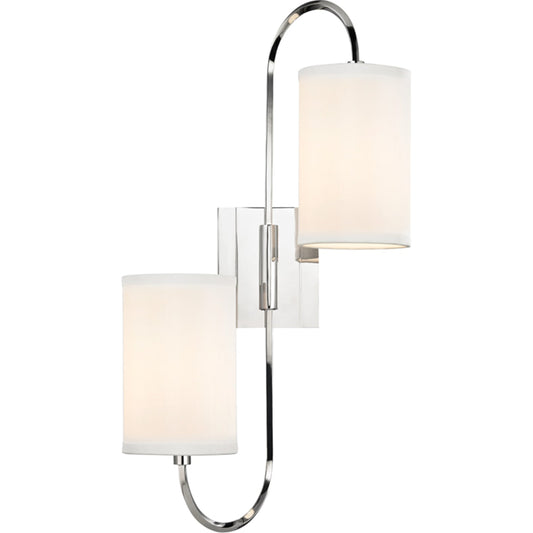 Junius Wall Sconce by Hudson Valley. Made from brass in a modern style.