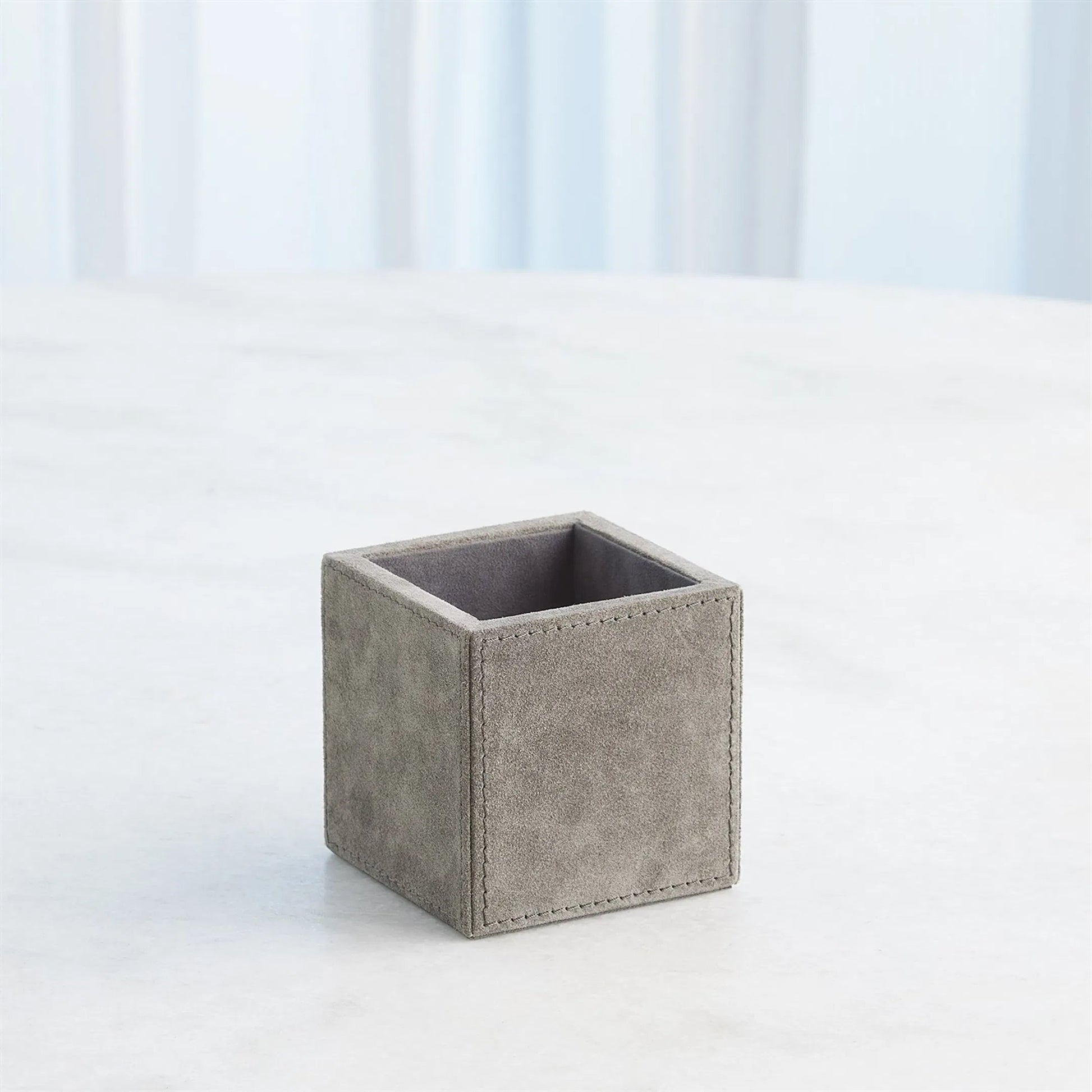 Posh Pencil Cup by Global Views in leather. Made from unique in a unique style.