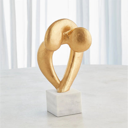 Align Sculpture by Global Views. Made from cast iron, marble in a modern style.
