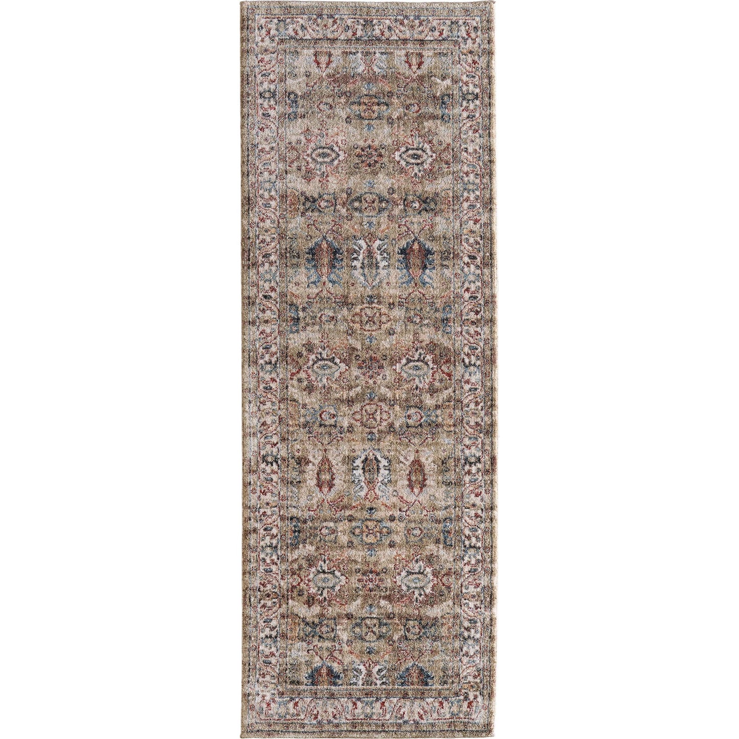 002 SI-2461718 | Primary Silo | Pearson Traditional Persian PRS39SJF Rug by Feizy in green, ivory, blue. Made from polyester in a unique style.