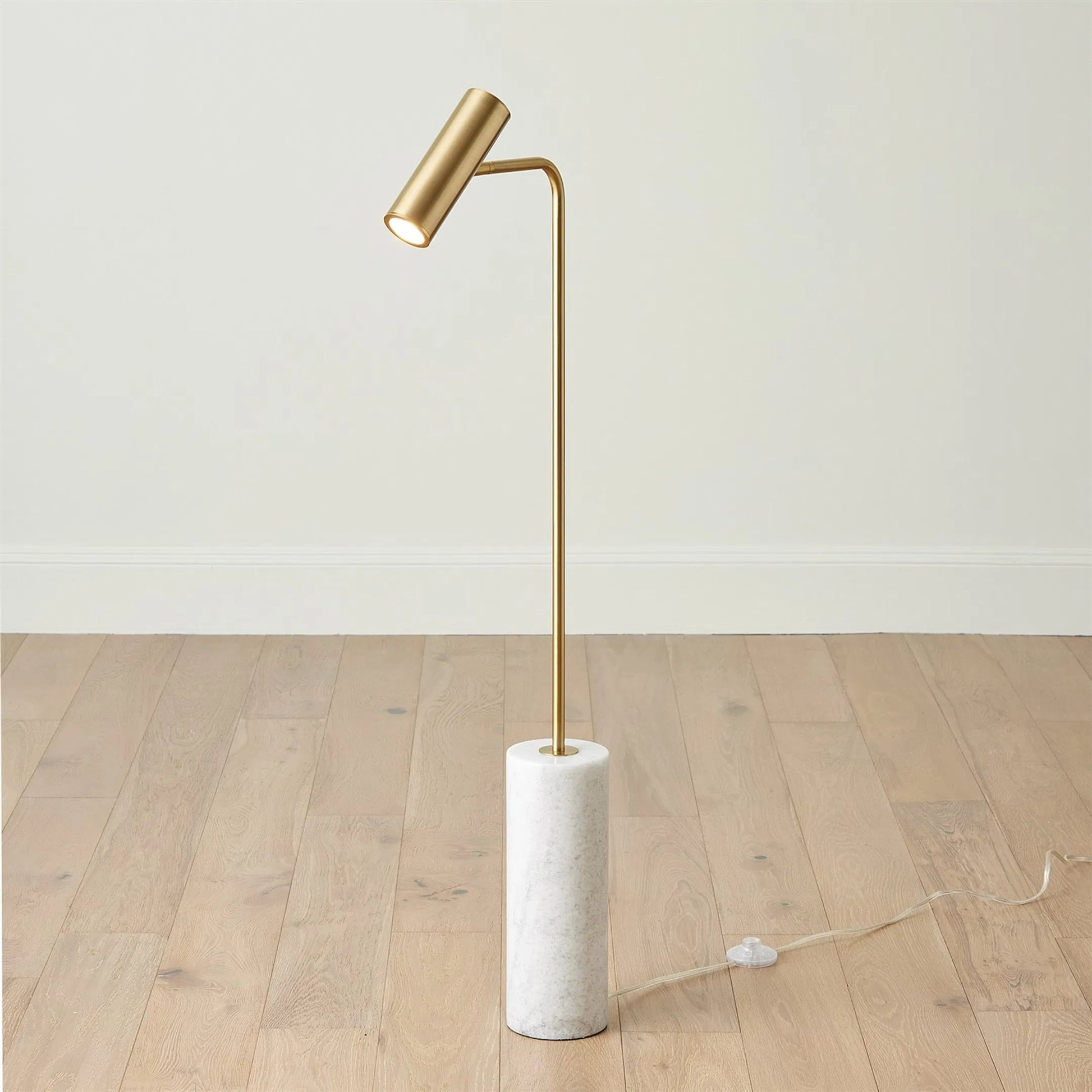 Spotlight Floor Lamp by Global Views in red and marble. Made from unique in a unique style.