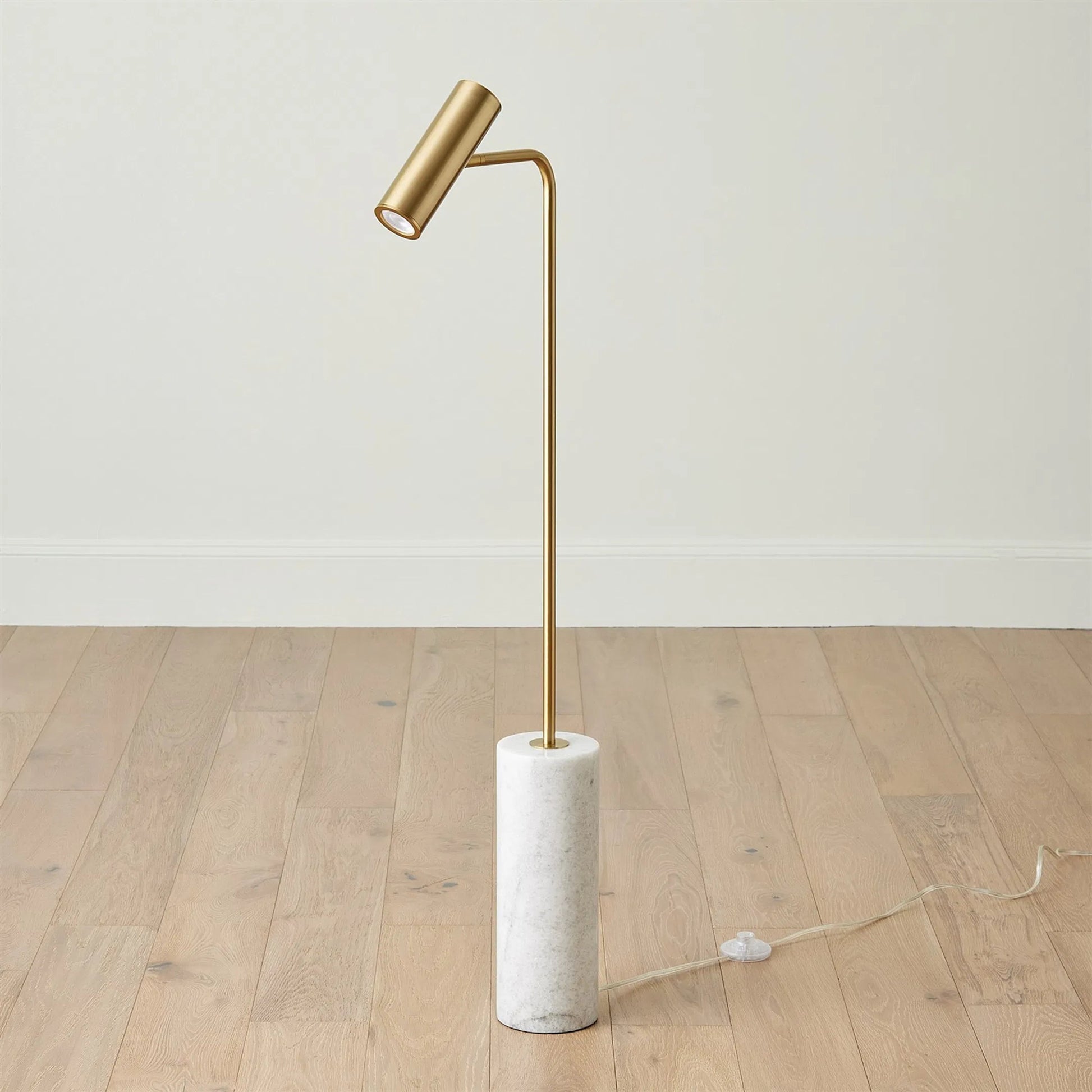 Spotlight Floor Lamp by Global Views in red and marble. Made from unique in a unique style.