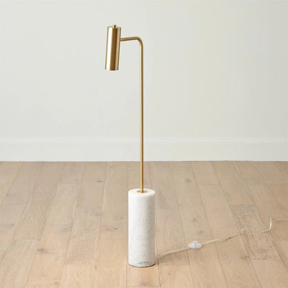 Spotlight Floor Lamp by Global Views in red and marble. Made from unique in a unique style.