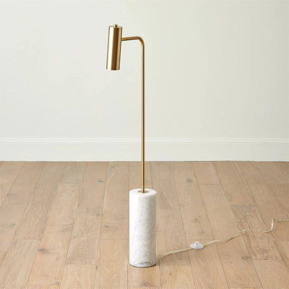Spotlight Floor Lamp by Global Views in red and marble. Made from unique in a unique style.