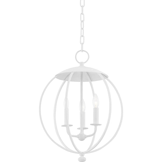 Wesley Pendant by Hudson Valley. Made from steel in a modern style.