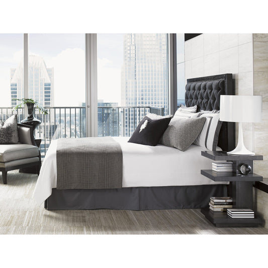 Maranello Upholstered Headboard by Lexington in carbon gray. Made from unique in a unique style.