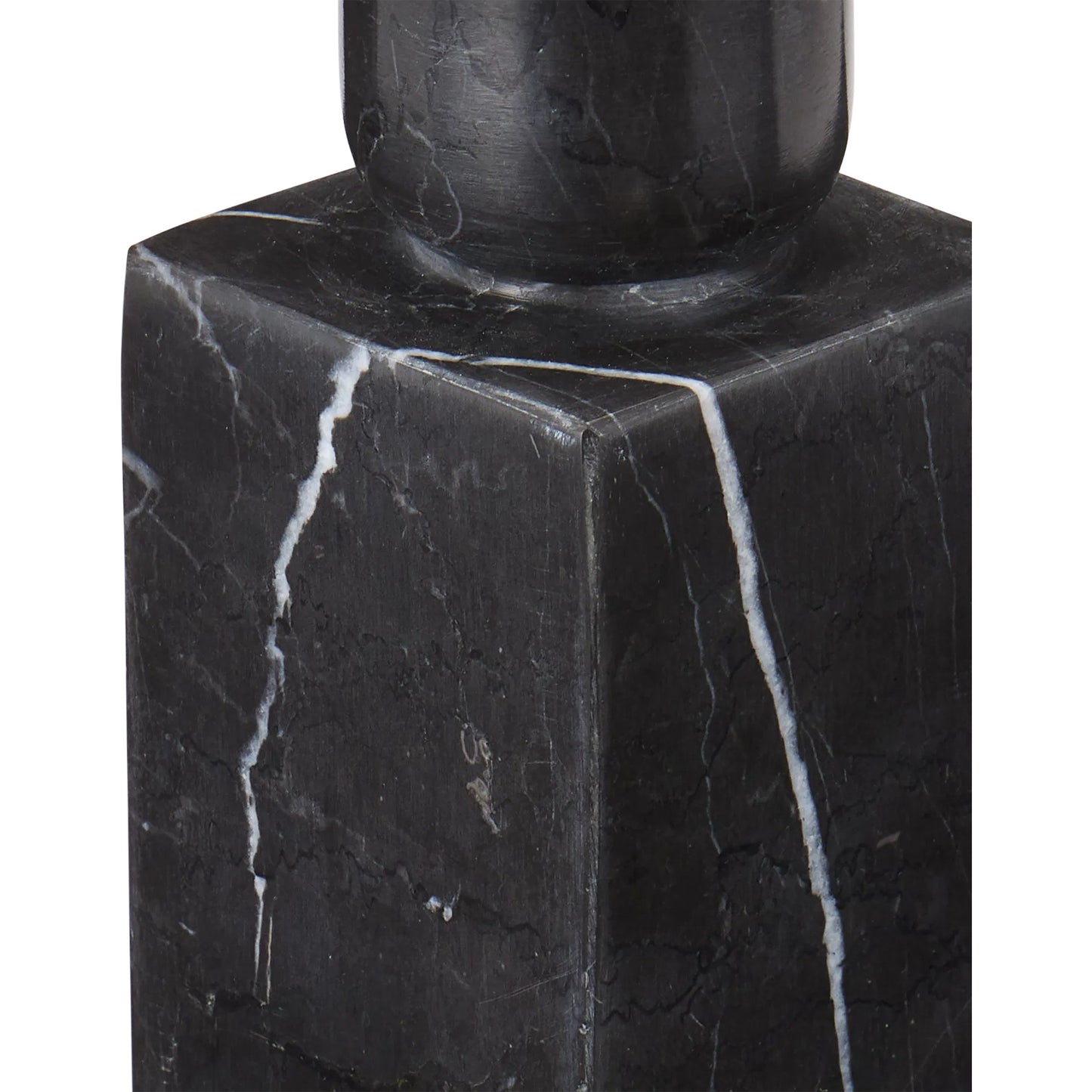 005 SI-2257218 | Closeup | Lithos Candle Holder Set by Currey and Company. Made from unique in a modern style.