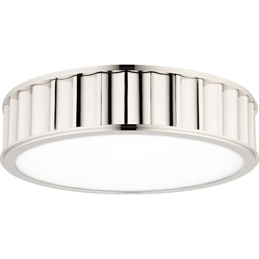 Middlebury Round Flush Mount by Hudson Valley. Made from brass in a transitional style.