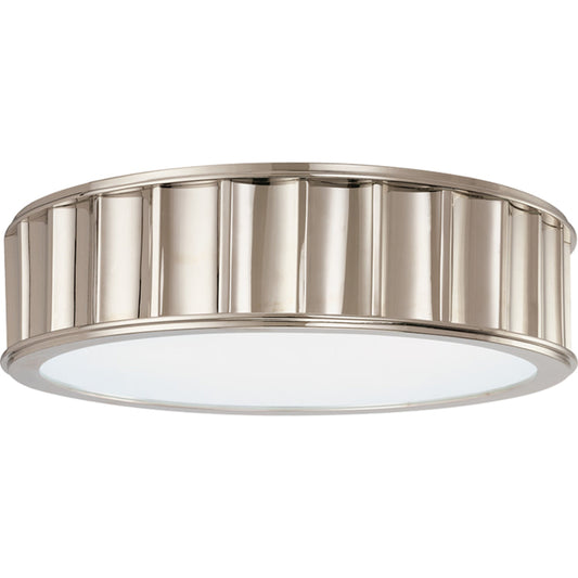 Middlebury Round Flush Mount by Hudson Valley. Made from brass in a transitional style.