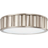 Polished Nickel / 14.50" x 0.13", Clear Outside, Frosted Inside