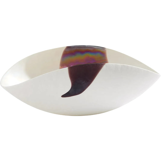 Mirabelle Bowl by Global Views in ivory and copper. Made from unique in a eclectic & global style.