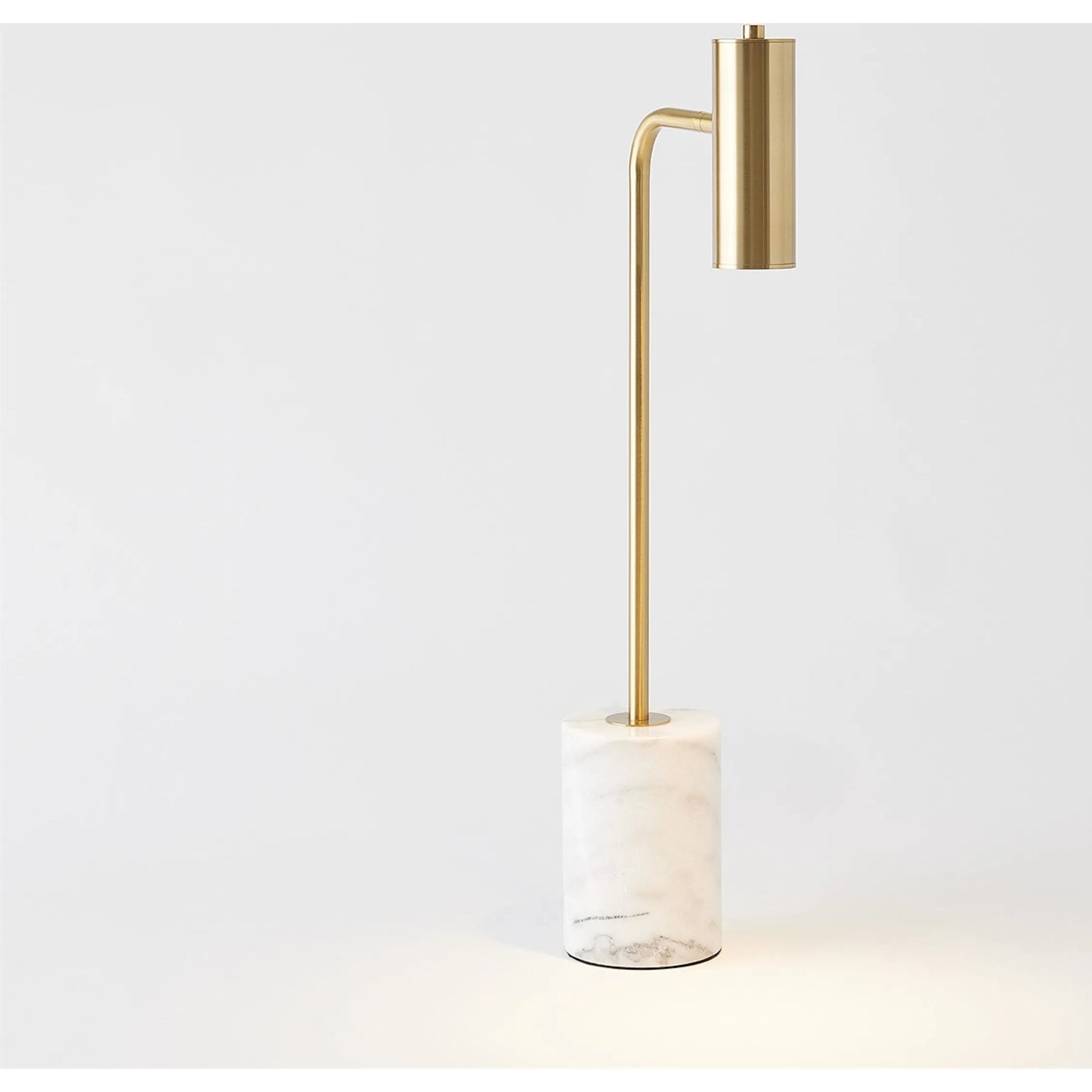 Spotlight Table Lamp by Global Views in red and marble. Made from unique in a unique style.