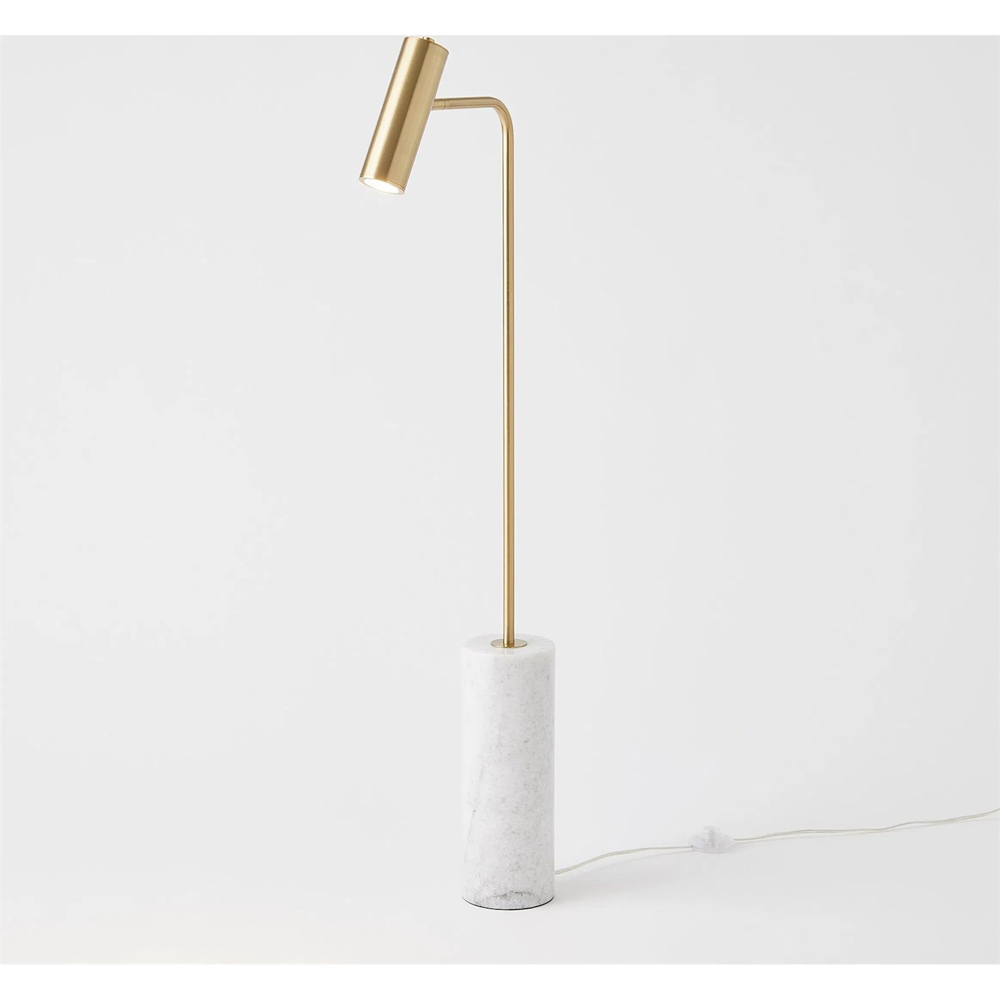 Spotlight Floor Lamp by Global Views in red and marble. Made from unique in a unique style.