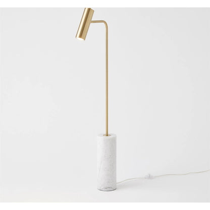 Spotlight Floor Lamp by Global Views in red and marble. Made from unique in a unique style.