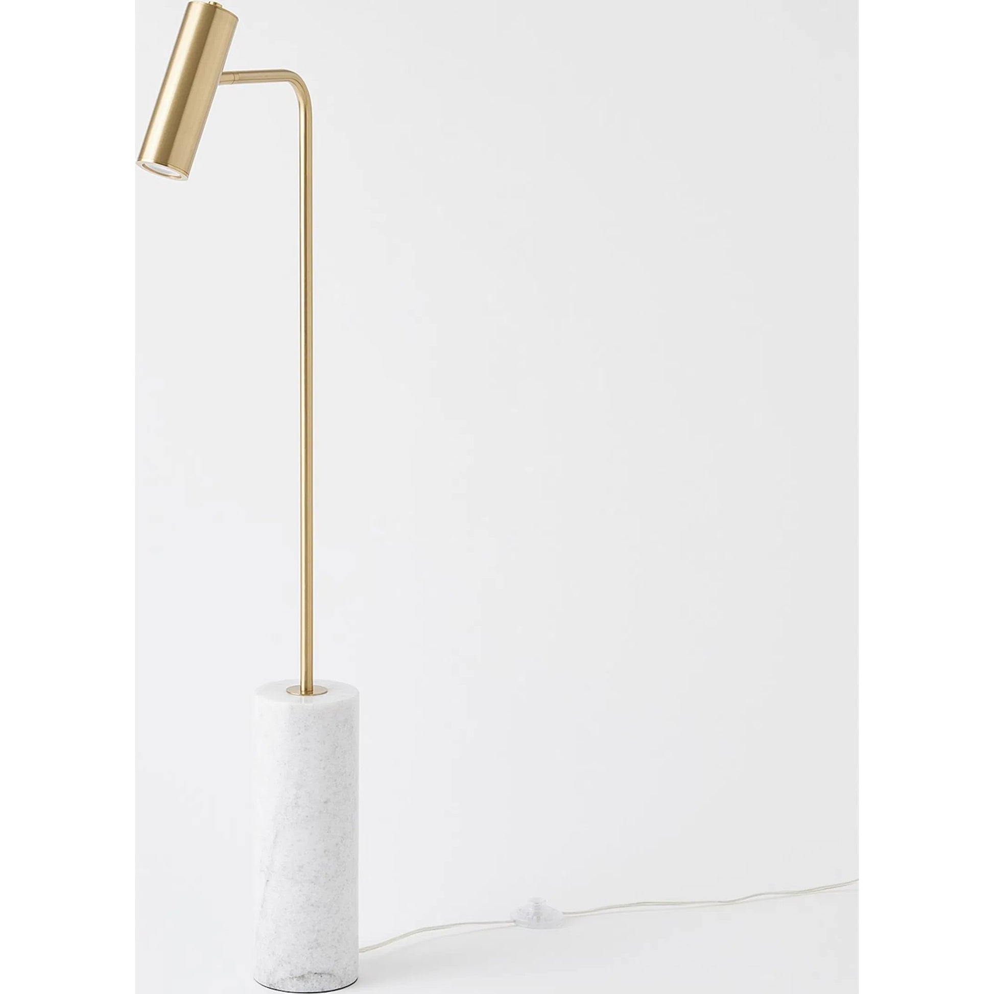Spotlight Floor Lamp by Global Views in red and marble. Made from unique in a unique style.