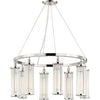 Polished Nickel / 31.25" x 31.25" x 128.25"