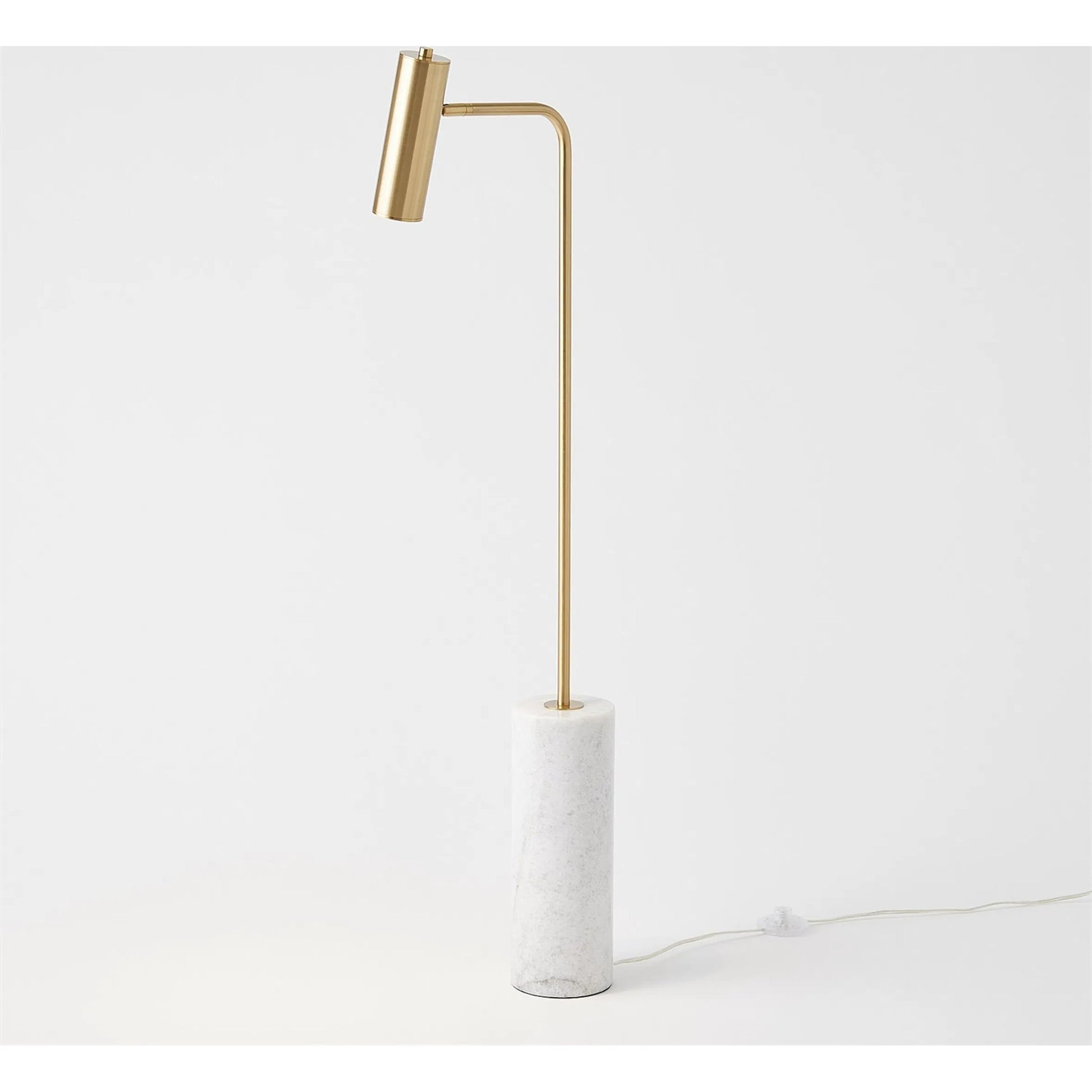 Spotlight Floor Lamp by Global Views in red and marble. Made from unique in a unique style.