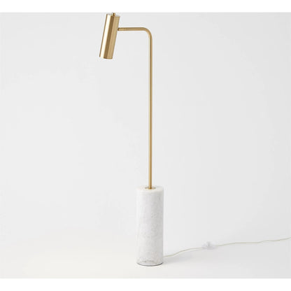 Spotlight Floor Lamp by Global Views in red and marble. Made from unique in a unique style.