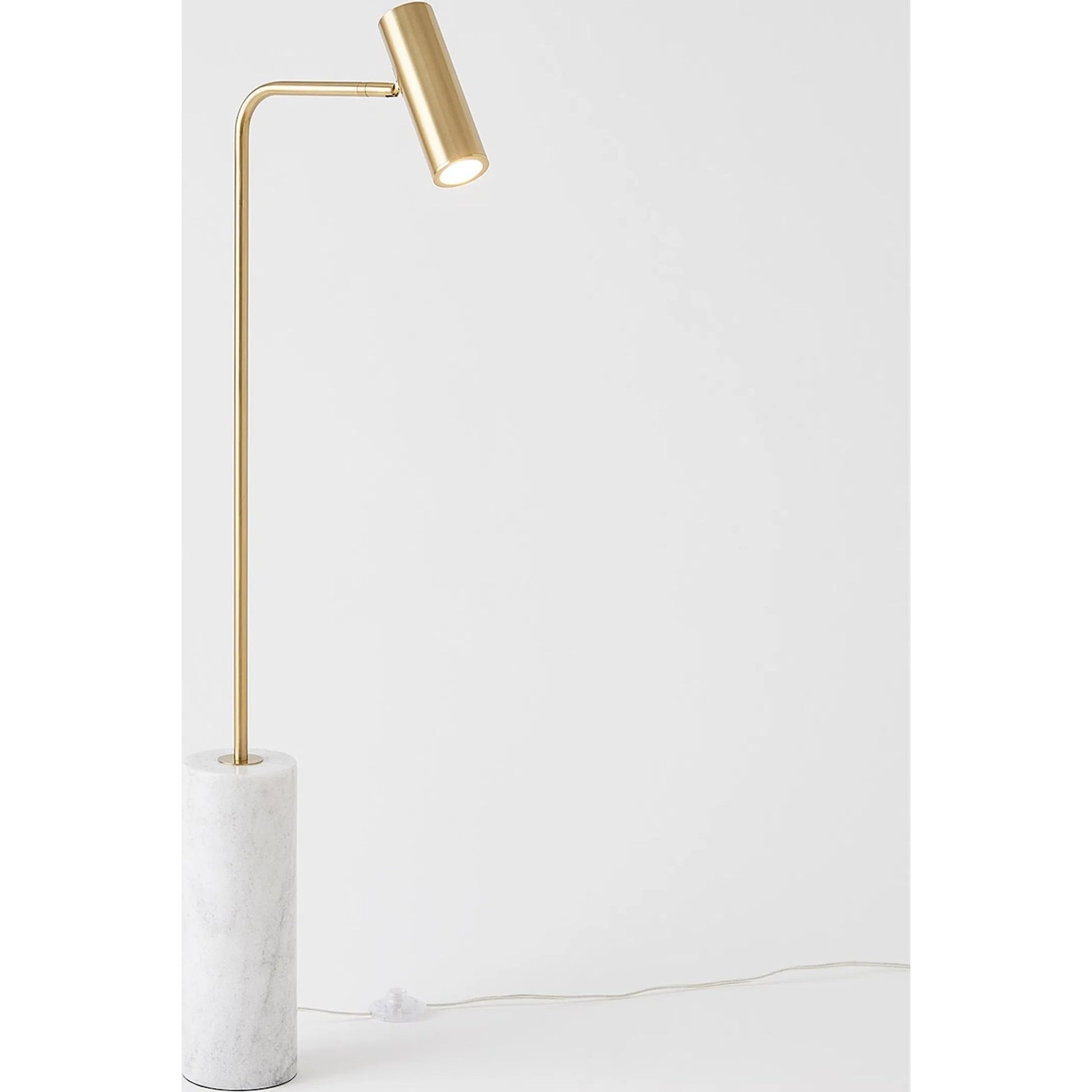 Spotlight Floor Lamp by Global Views in red and marble. Made from unique in a unique style.