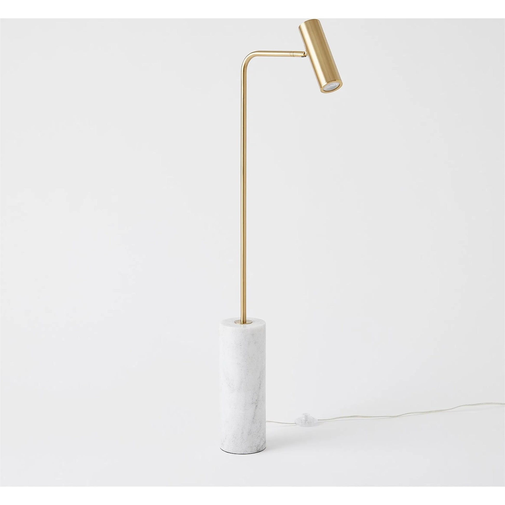 Spotlight Floor Lamp by Global Views in red and marble. Made from unique in a unique style.