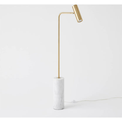 Spotlight Floor Lamp by Global Views in red and marble. Made from unique in a unique style.