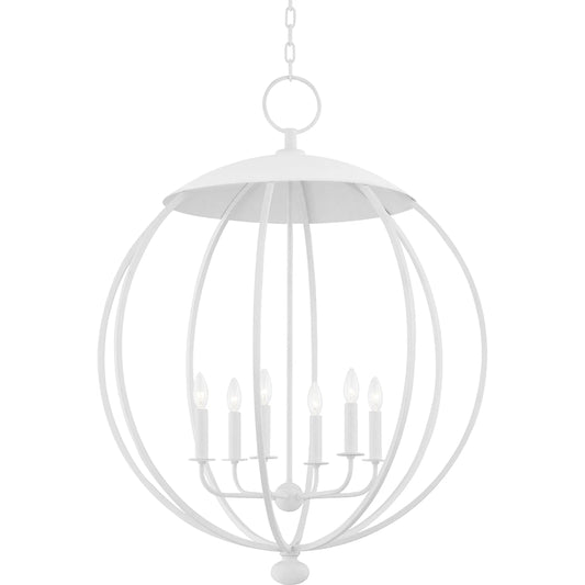 Wesley Pendant by Hudson Valley. Made from steel in a modern style.