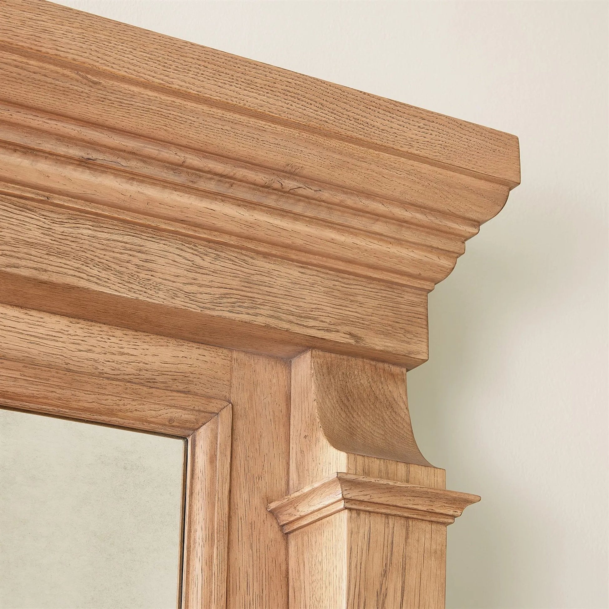 Josephine Floor Mirror by Global Views in blackened oak. Made from unique in a unique style.