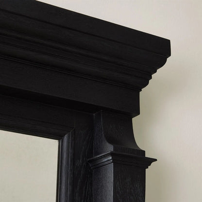 Josephine Floor Mirror by Global Views in blackened oak. Made from unique in a unique style.