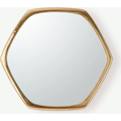 Hexagon Mirror by Global Views. Made from aluminum, mirror in a transitional style.